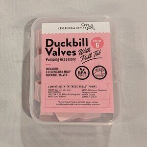 NWT Legendairy Milk Duckbill Valves With Pull Tabs, SET of 6